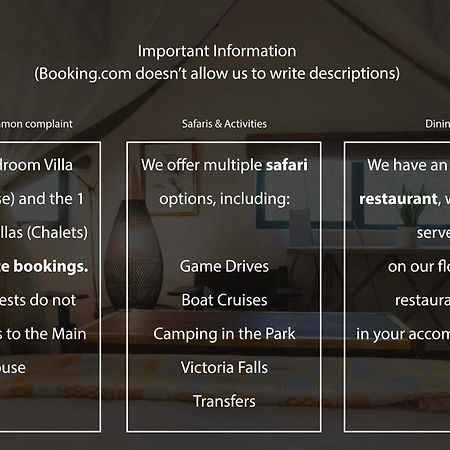 Chobe House Villa And Chalets Касане Экстерьер фото